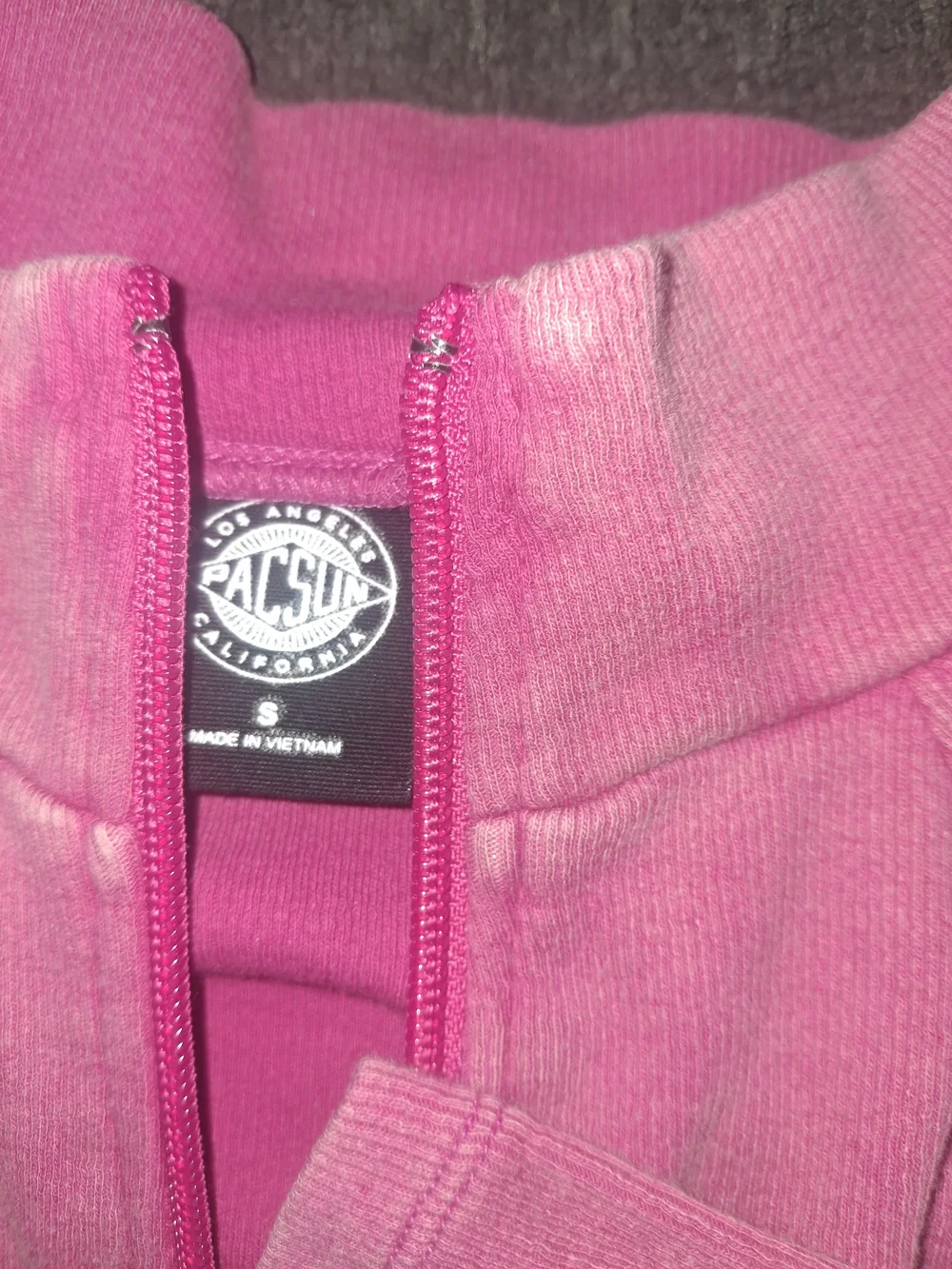 PacSun Pink Half-Zip Turtleneck Jacket